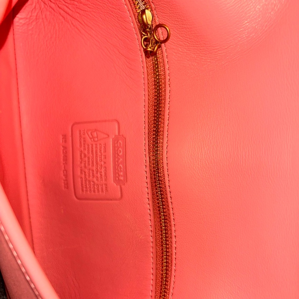 Pink Coach Hampton Bag - Gem